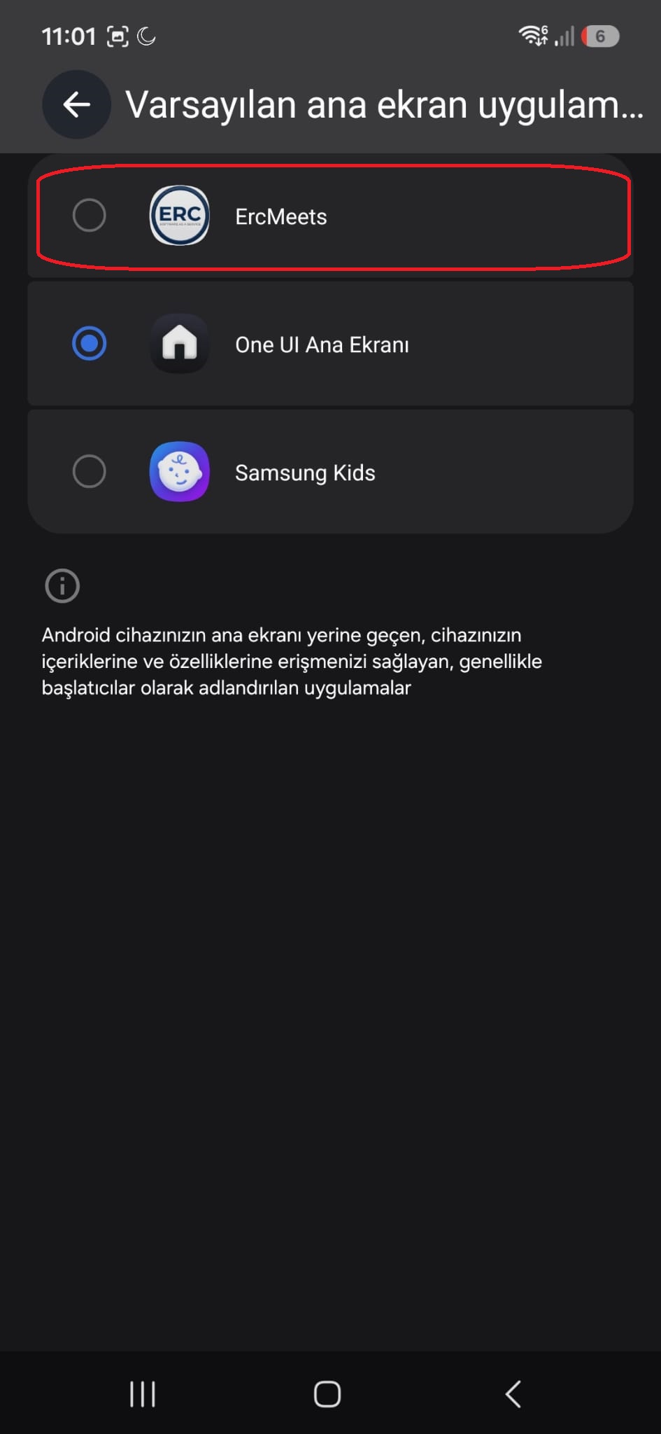 Android Ayarları - Ercmeets Varsayılan